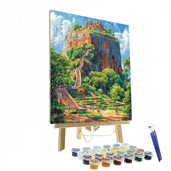 Sigiriya Rock Fortress - DIY Painting By Numbers Kit