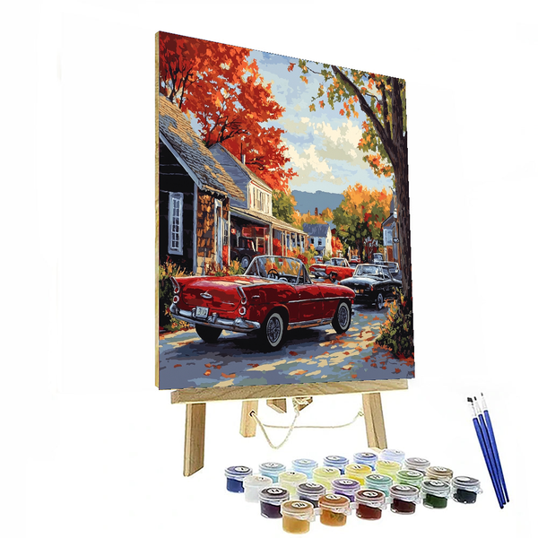 Edward Hopper Inspired Vintage Car Dreams - DIY Painting By Numbers Kit