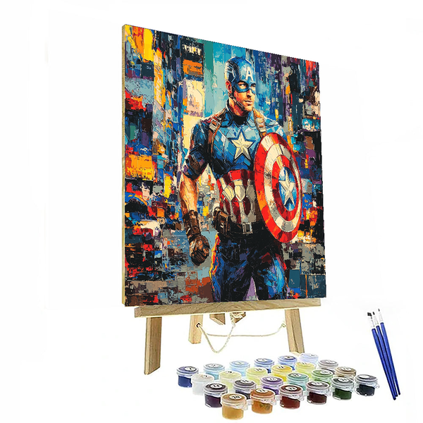 Chris Evans: The Heart and Shield of Captain America - DIY Painting By Numbers Kit