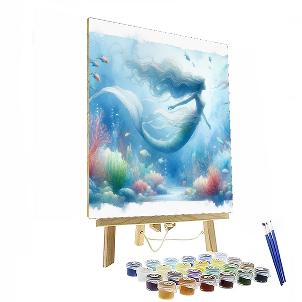 Friendly Mermaid - DIY Painting By Numbers Kit