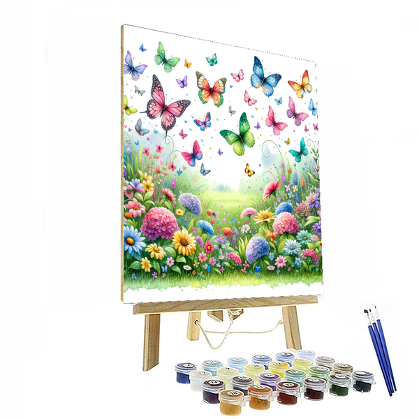 Garden Butterfly Quest - DIY Painting By Numbers Kit