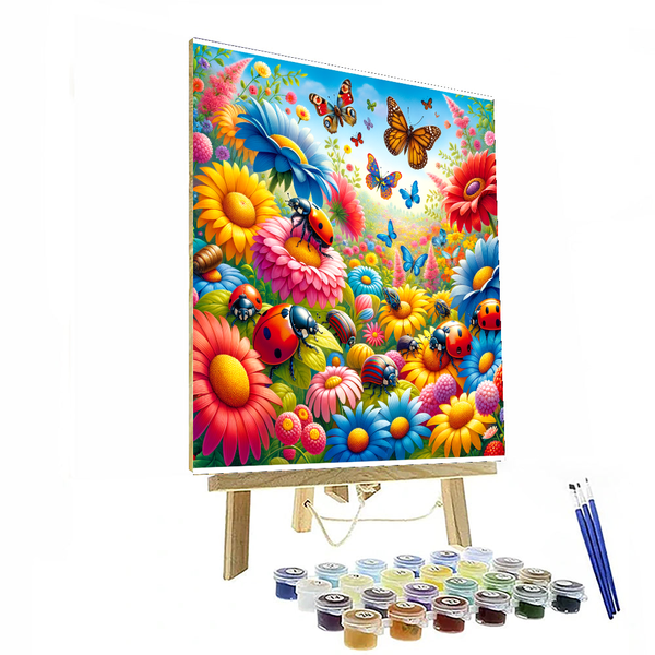 Whimsical Flower Garden - DIY Painting By Numbers Kit