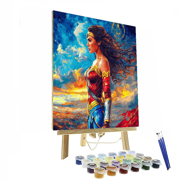 Gal Gadot: Wonder of the Modern Age - DIY Painting By Numbers Kit