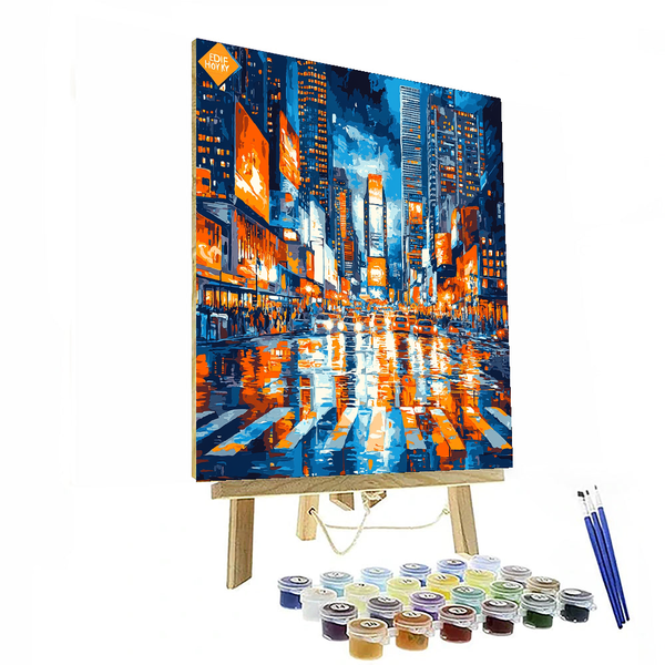 Hopper Inspired City Lights - DIY Painting By Numbers Kit