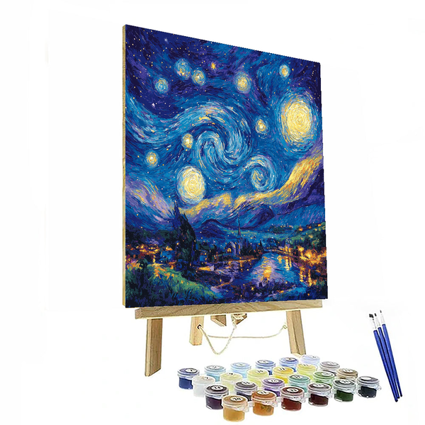 Vincent van Gogh Inspired Celestial Explorations - DIY Painting By Numbers Kit