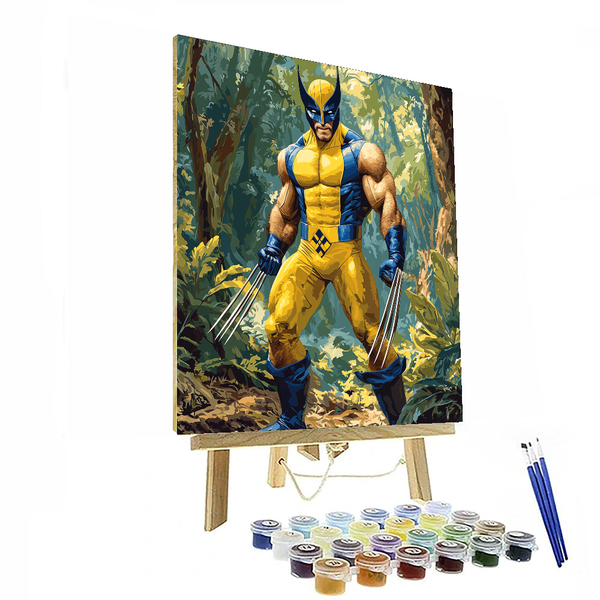 Hugh Jackman: The Unstoppable Force of Wolverine - DIY Painting By Numbers Kit