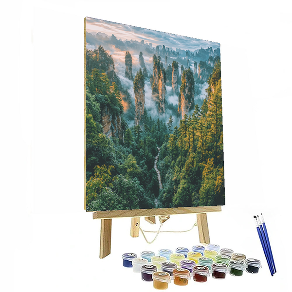 Zhangjiajie National Forest Park - Hunan, China - DIY Painting By Numbers Kit