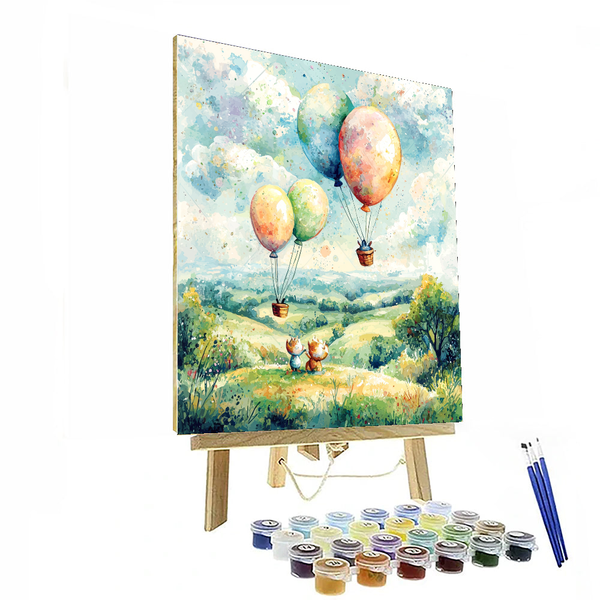 Pixar's Up Adventure - Disney Inspired DIY Painting By Numbers Kit