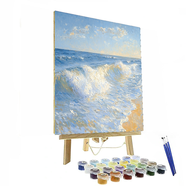 Claude Monet Inspired Ocean Whispers - DIY Painting By Numbers Kit