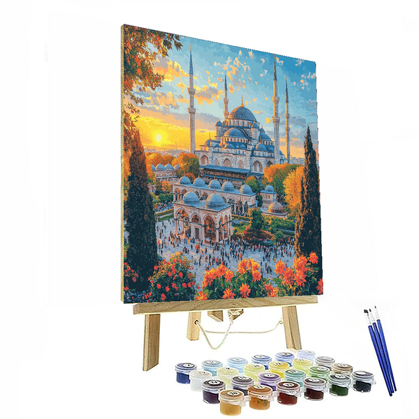 Blue Mosque - Istanbul - DIY Painting By Numbers Kit