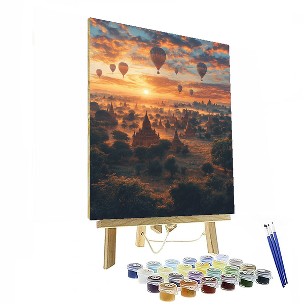 Bagan Temples - DIY Painting By Numbers Kit