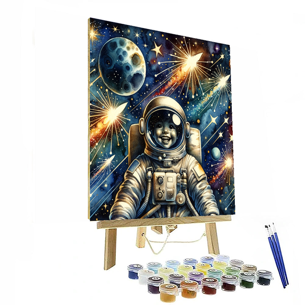 Adventurous Astronaut - DIY Painting By Numbers Kit