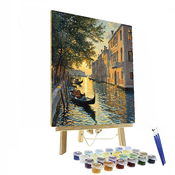 Claude Monet Inspired Venetian Romance - DIY Painting By Numbers Kit