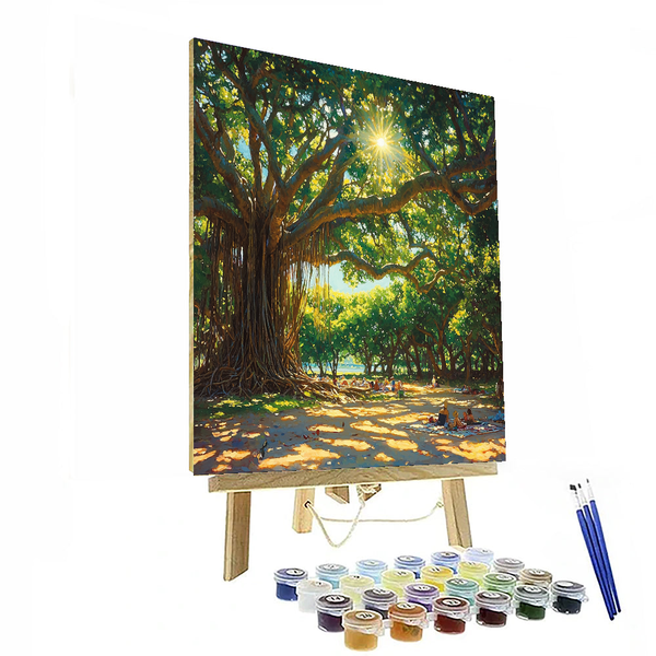 The Big Banyan Tree - DIY Painting By Numbers Kit