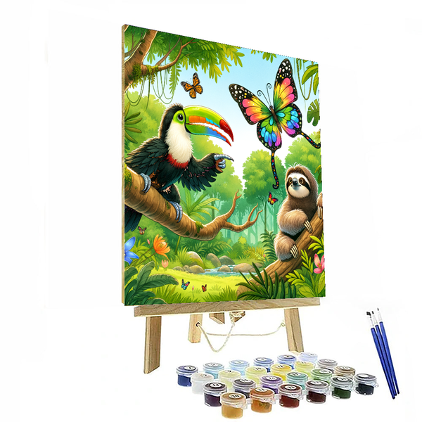 Adventure in the Amazon - DIY Painting By Numbers Kit