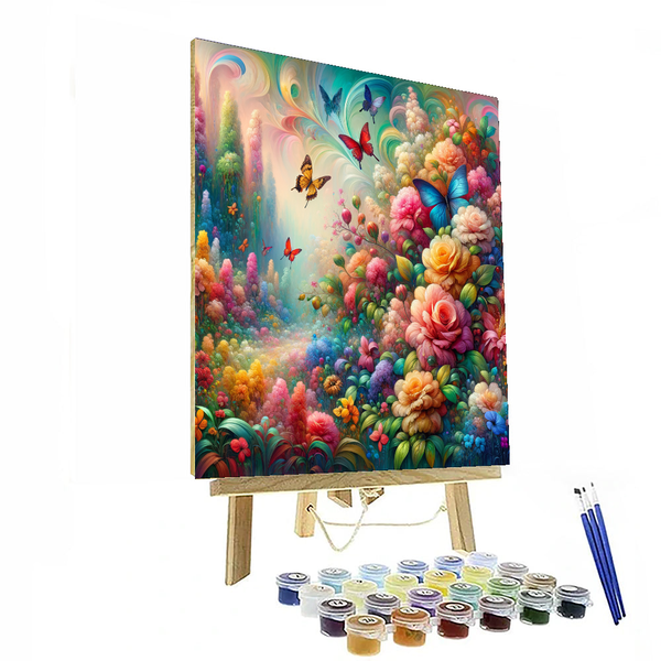 Monet Inspired Whimsical Garden Escape - DIY Painting By Numbers Kit