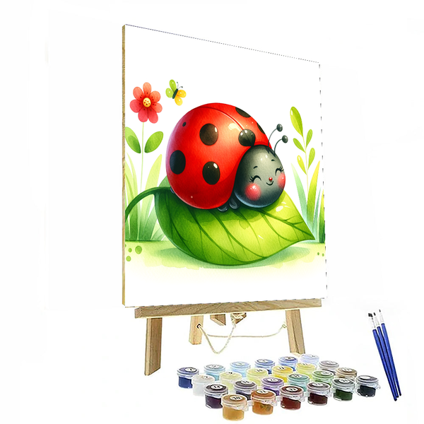 Lovely Ladybug - DIY Painting By Numbers Kit