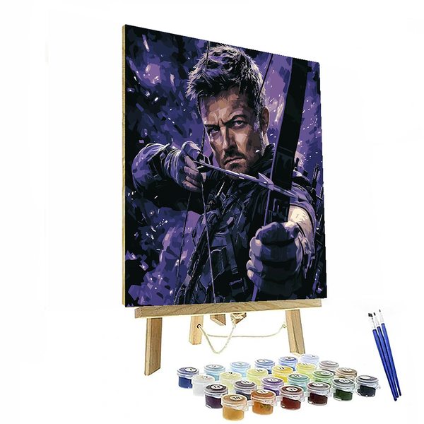 Jeremy Renner: Arching Toward Legacy with Hawkeye - DIY Painting By Numbers Kit