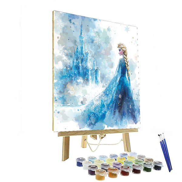 Elsa's Frozen Dream - Disney Inspired DIY Painting By Numbers Kit