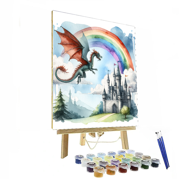 Magical Dragon Kingdom - DIY Painting By Numbers Kit