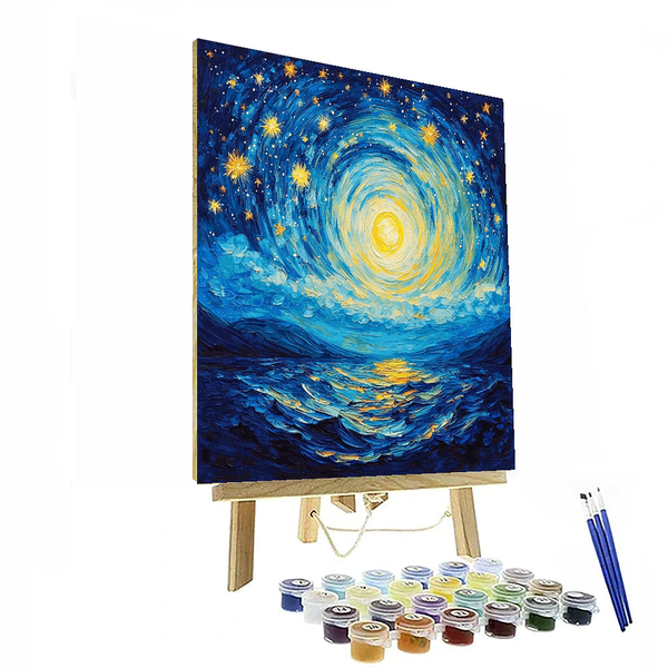 Vincent van Gogh Inspired Starry Dreams - DIY Painting By Numbers Kit