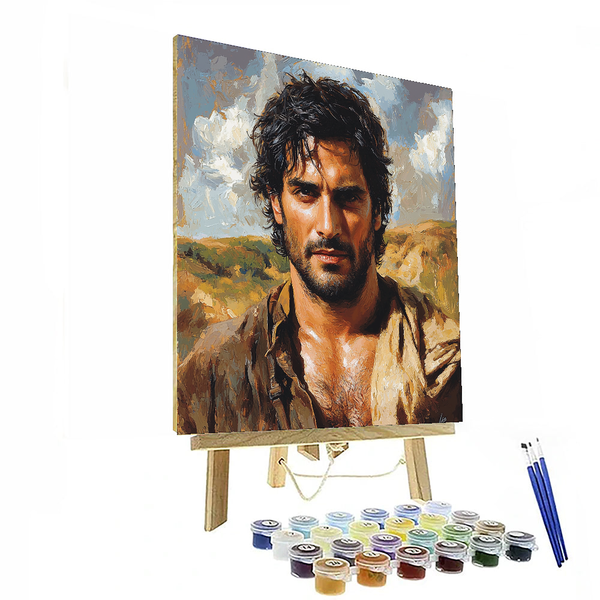 Javier Bardem: The Intense Catalyst of Transformation - DIY Painting By Numbers Kit