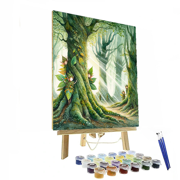 Mystical Forest Elves - DIY Painting By Numbers Kit