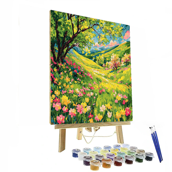 Vincent van Gogh Inspired Echoes of Spring - DIY Painting By Numbers Kit