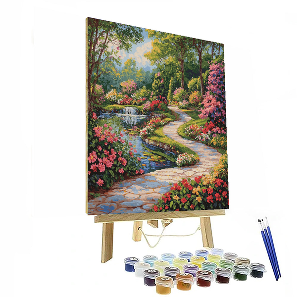 Monet Inspired Tranquil Garden - DIY Painting By Numbers Kit