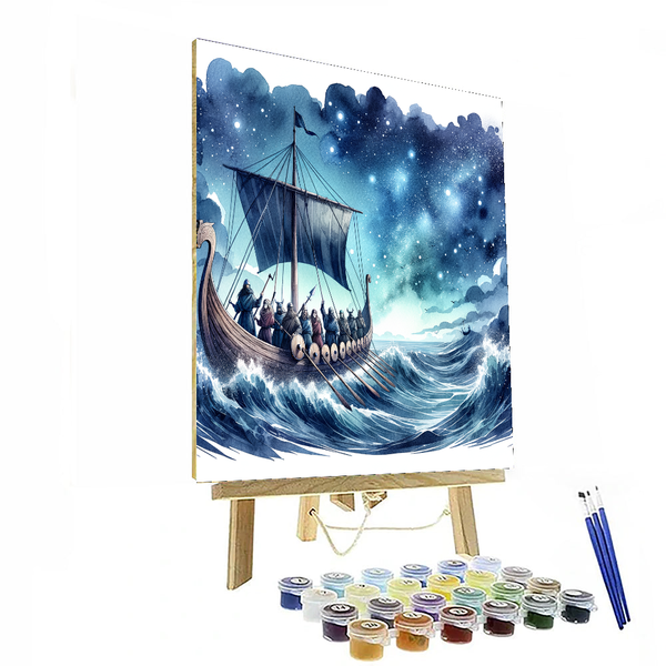 Viking Voyage - DIY Painting By Numbers Kit