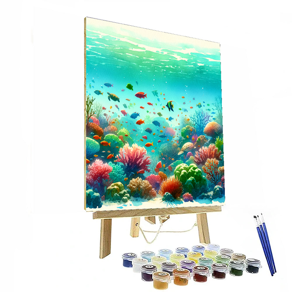 Underwater Ocean World - DIY Painting By Numbers Kit