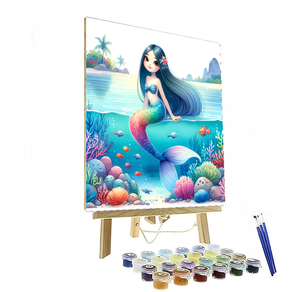 Magical Mermaid Adventure - DIY Painting By Numbers Kit