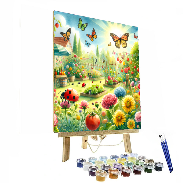 Sunny Garden Adventure - DIY Painting By Numbers Kit