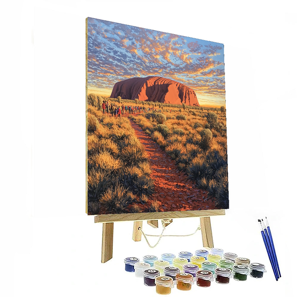 Uluru (Ayers Rock) - Malen nach Zahlen zum Selbermachen