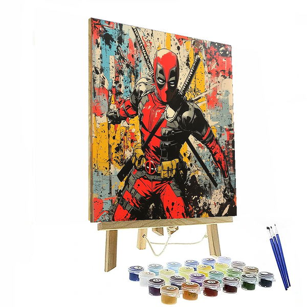 Ryan Reynolds: The Merc with a Mouth Unleashed - DIY Painting By Numbers Kit