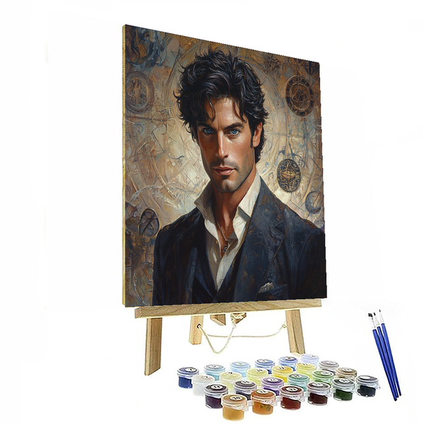 Benedict Cumberbatch: The Mystique of Sherlock and Beyond - DIY Painting By Numbers Kit