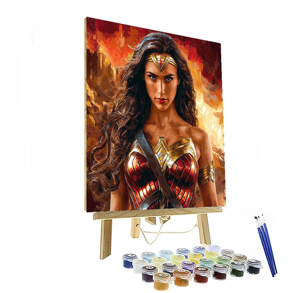 Gal Gadot: The Wonder Woman of Modern Cinema - DIY Painting By Numbers Kit