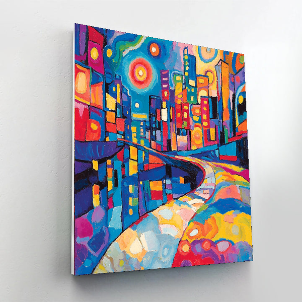 Wassily Kandinsky Inspired Wanderlust in Color - DIY Painting By Numbers Kit