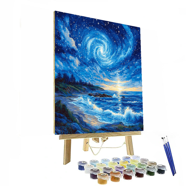 Vincent Van Gogh Inspired Starry Symphony - DIY Painting By Numbers Kit