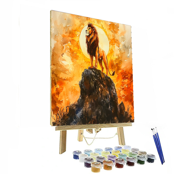 Mufasa's Wisdom - Disney Inspired DIY Painting By Numbers Kit