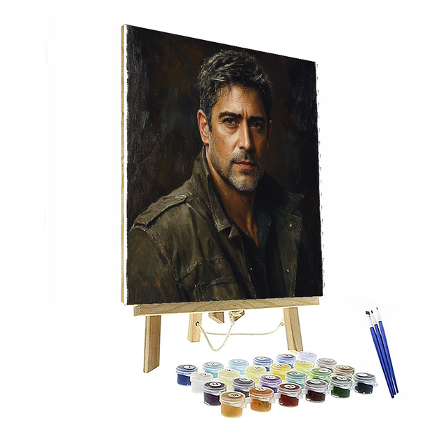 Javier Bardem: Brooding Depths in Cinematic Mastery - DIY Painting By Numbers Kit