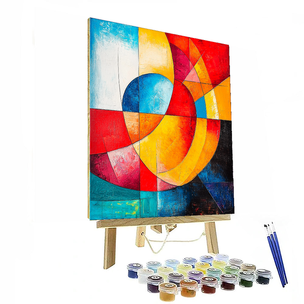 Wassily Kandinsky Inspired Harmony of Color - DIY Painting By Numbers Kit