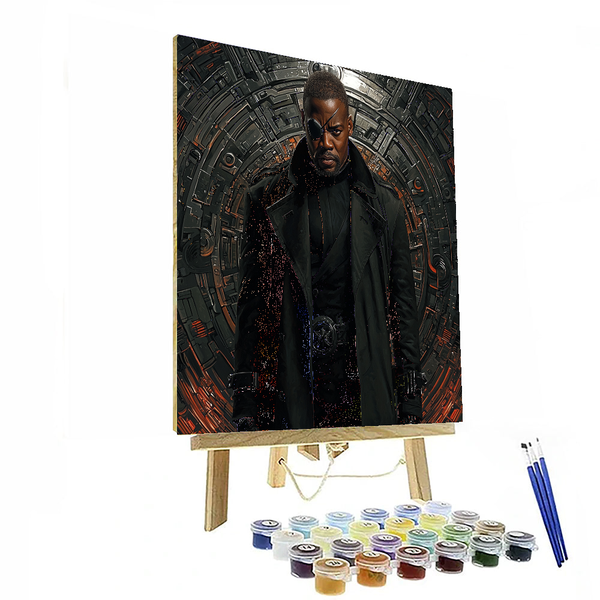 Samuel L. Jackson: The Nick Fury of Infinite Insights - DIY Painting By Numbers Kit