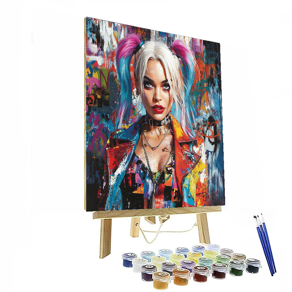 Margot Robbie: The Daring Icon of Harley Quinn - DIY Painting By Numbers Kit