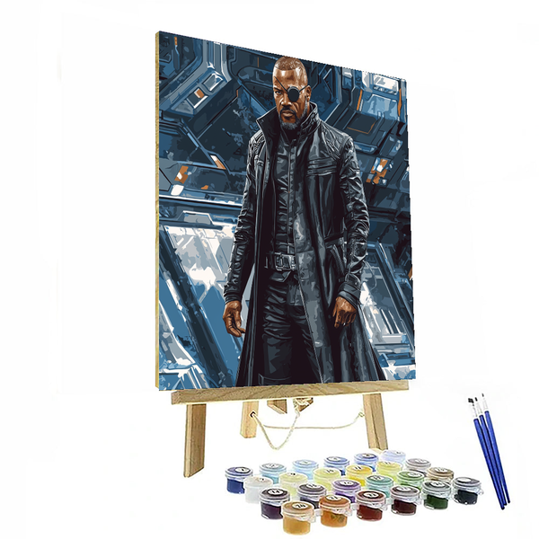 Samuel L. Jackson: The Fury of the Cinematic Eye - DIY Painting By Numbers Kit