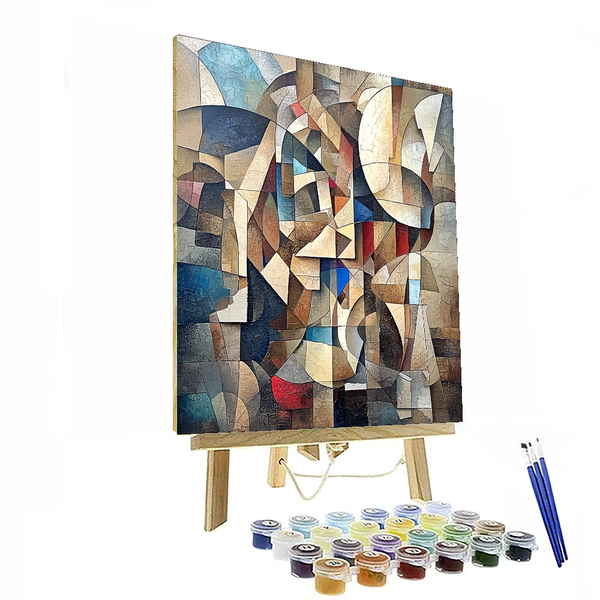 Pablo Picasso Inspired Cubist Conversations - DIY Painting By Numbers Kit