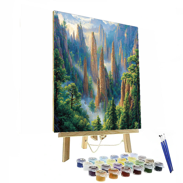 Wulingyuan Scenic Area - DIY Painting By Numbers Kit