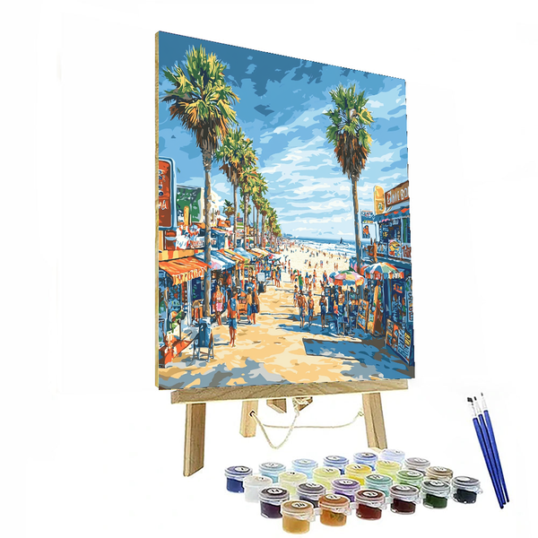 Venice Beach Boardwalk - DIY Painting By Numbers Kit