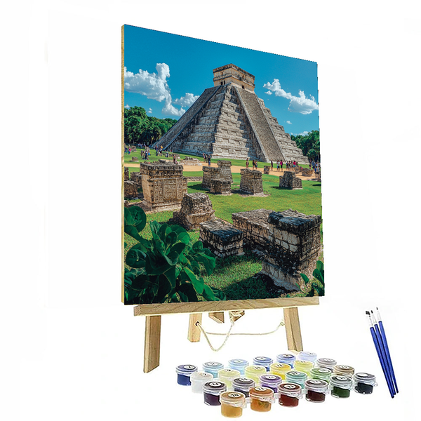 Chichén Itzá – Malen-nach-Zahlen-Set zum Selbermachen