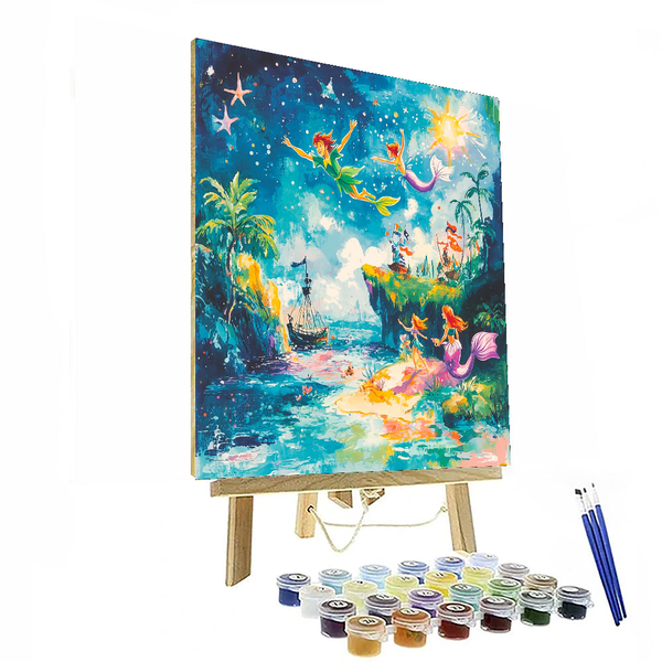 Peter Pan's Neverland Adventure Art - Disney Inspired DIY Painting By Numbers Kit